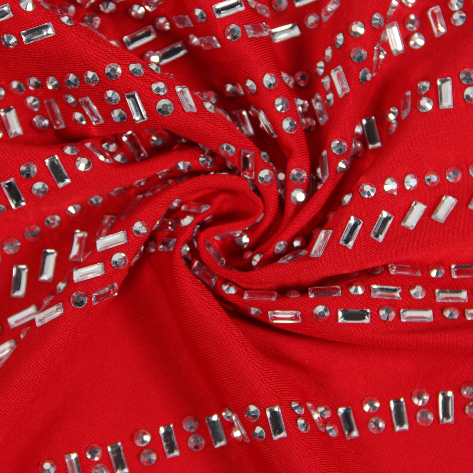 Women Sexy Beaded Sleeveless Bodycon Slit Dress 38