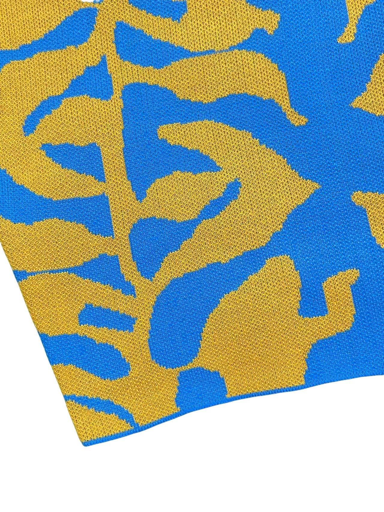 Women tiger print V-neck Halter neck backless top and bodycon skirt two-piece set 22