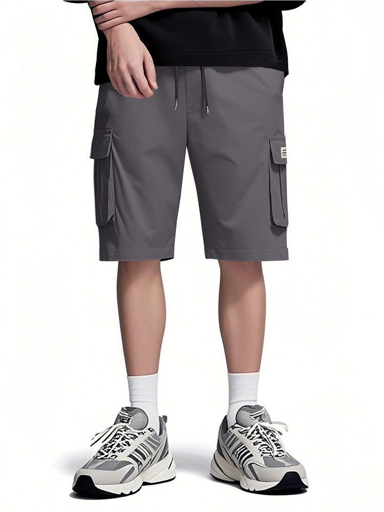 Men's Summer Pocket Knee-Length Shorts 4