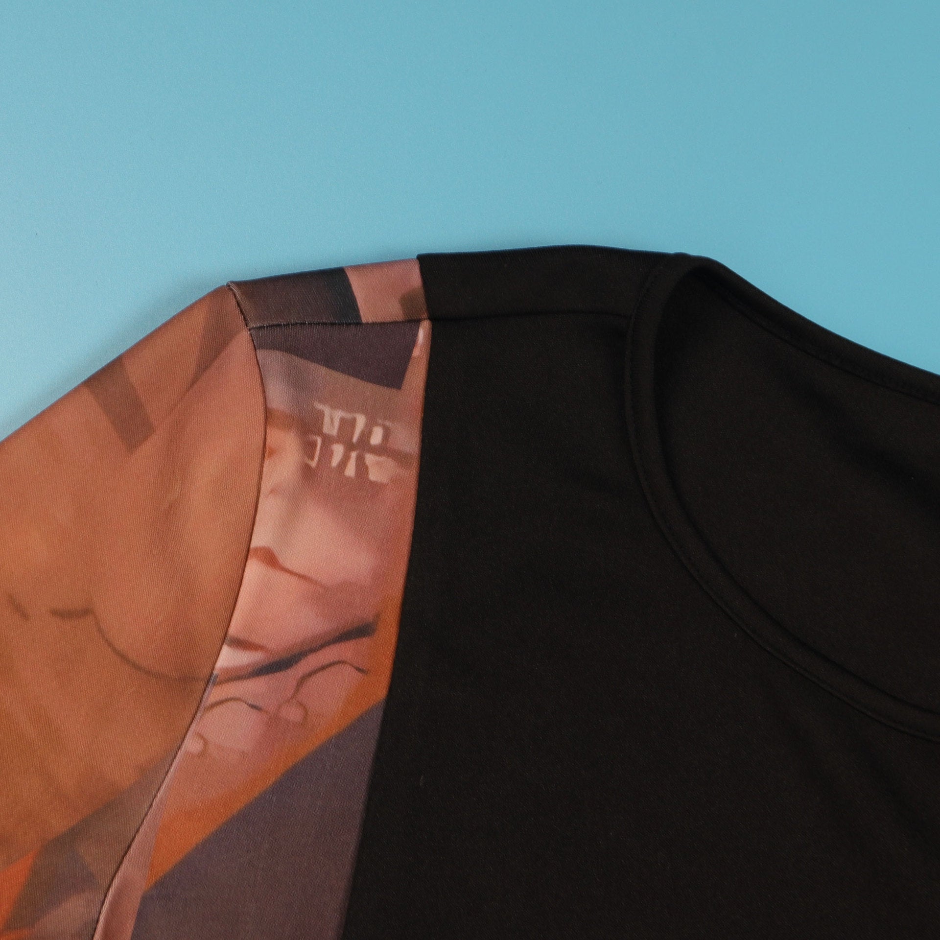 Sexy Printed Patchwork Contrast Slim Fit Long Sleeve Two-Piece pants Set 18