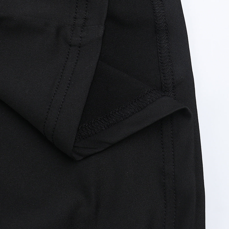 Women's Summer Sexy Straps V-Neck Slit Dress 18