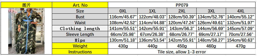 Plus Size Women Denim Patchwork Camouflage Dress 5