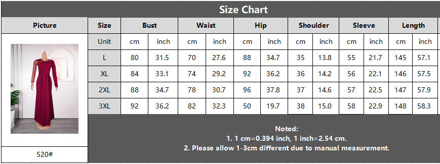 African Women Long Sleeve Formal Party Maxi Dress 13