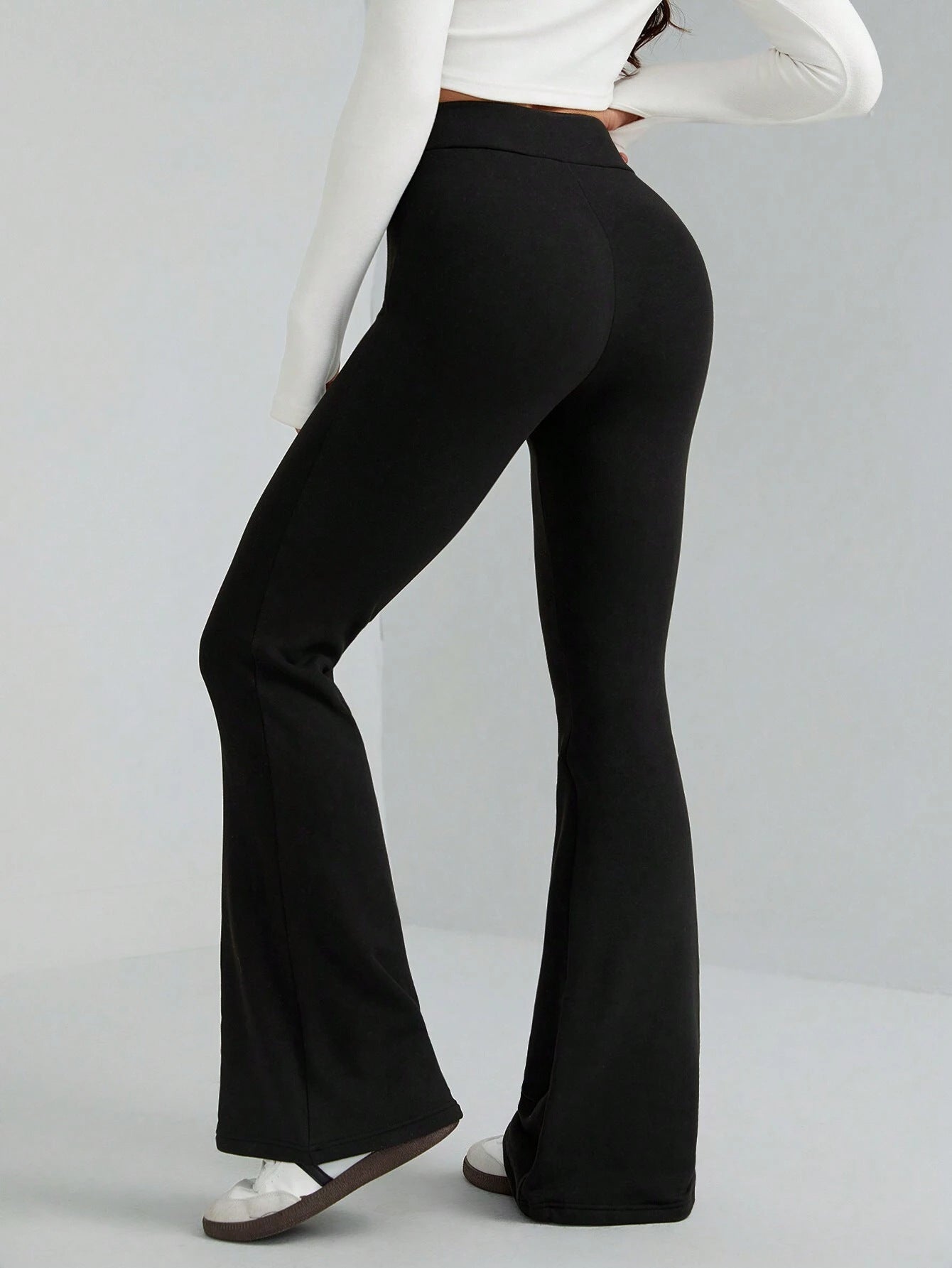 Women Stretchy Bell Bottom Pants 5