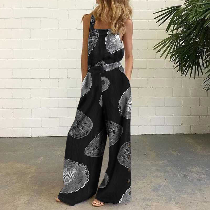 Plaid Print Strap Low Back Wide Leg Jumpsuit 6