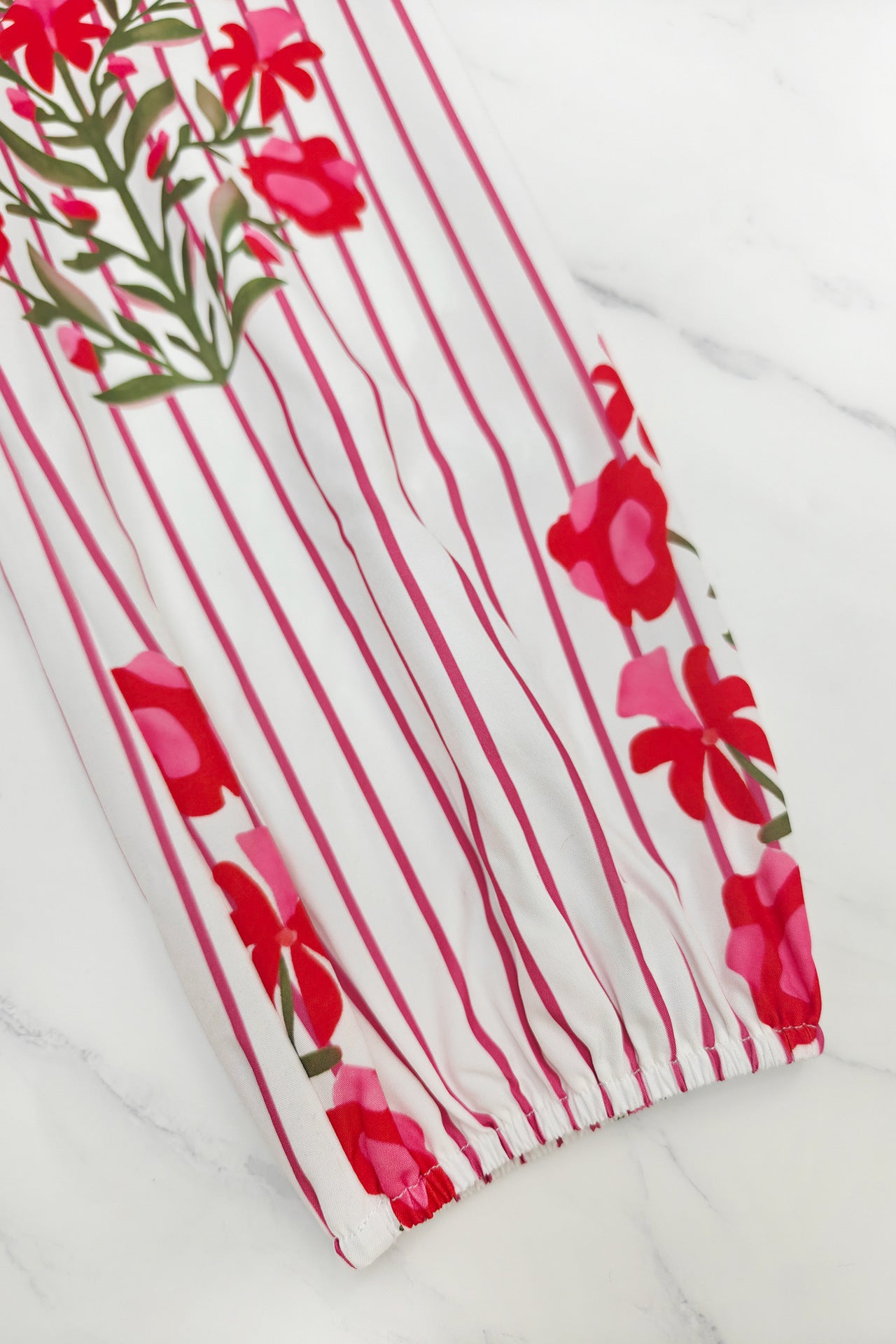 Women Casual Holiday V-Neck Three-Quarter Sleeve Dress 9