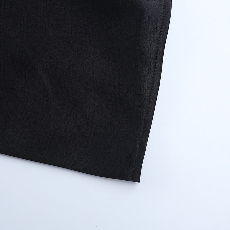 Satin Slit Strap Formal Maxi Dress 15