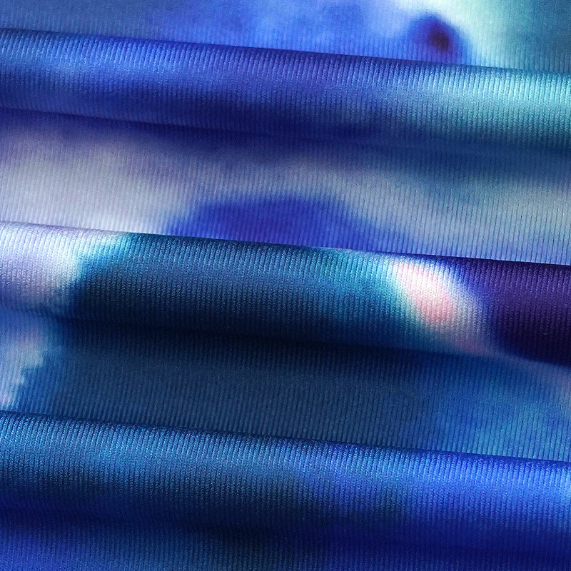 Women Printed Cropped Top and Skirt Two-Piece Set 14