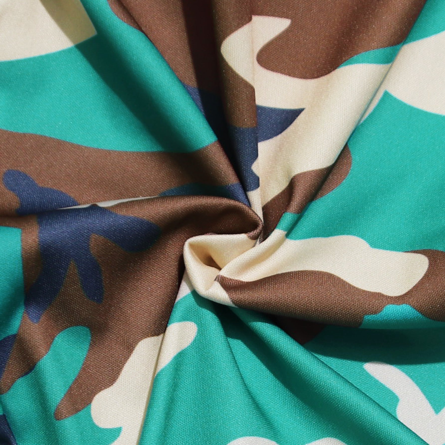 Camouflage Patchwork Bell Bottom Casual Pants 8