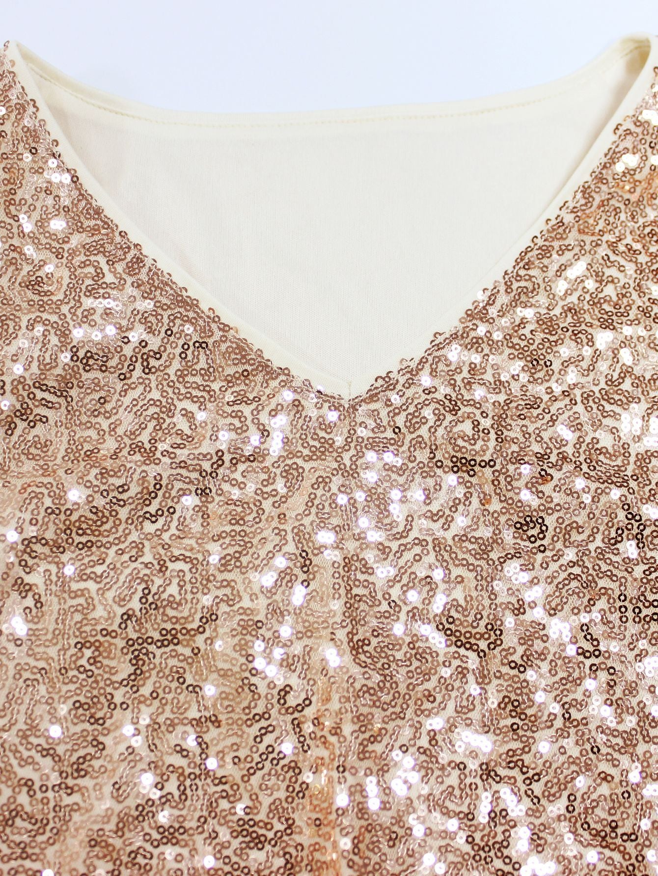 Women v-neck sequin party mini dress 5