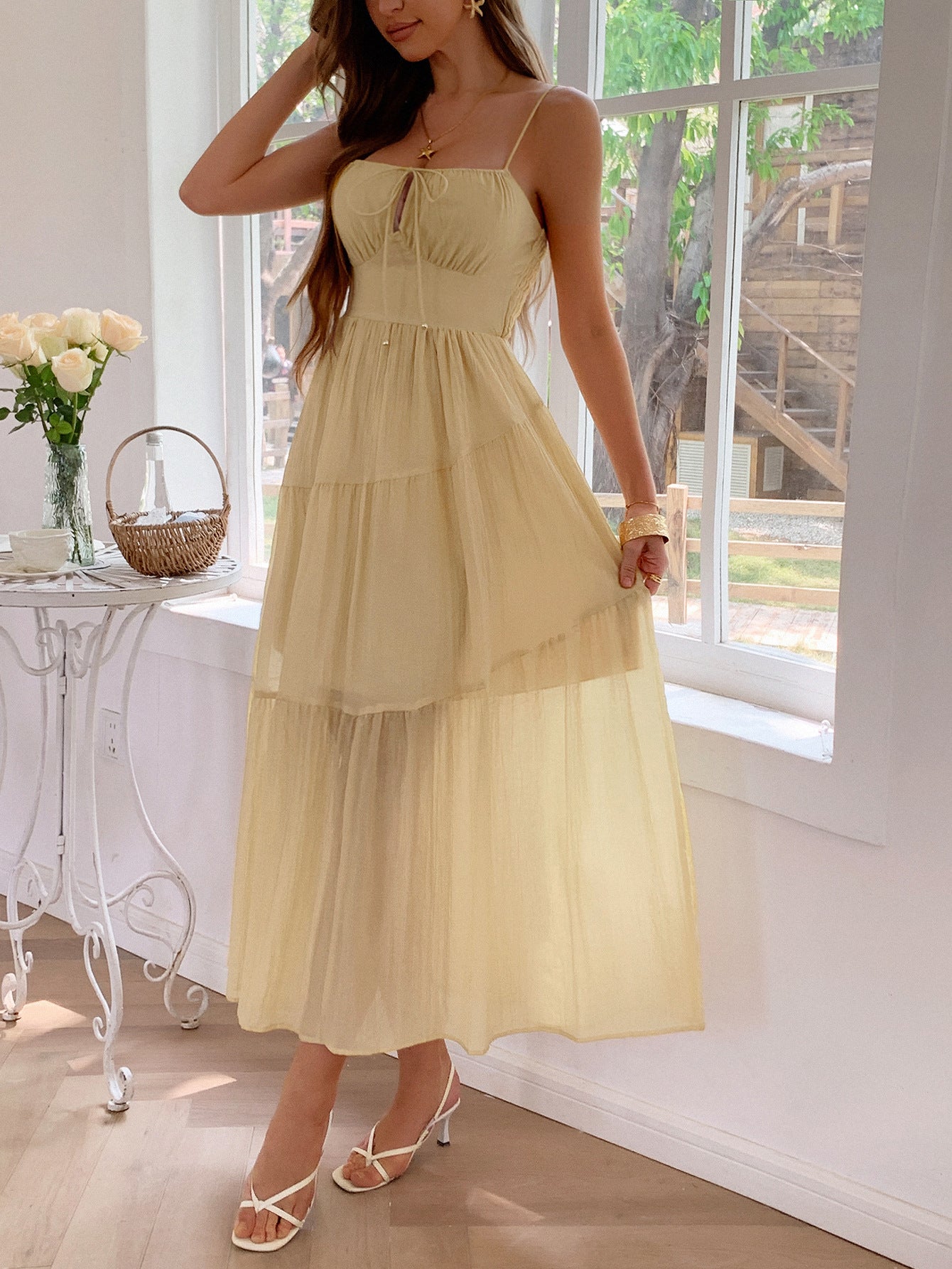 Spring/Summer Women's Holidays Casual Strappy Beach Dress 11