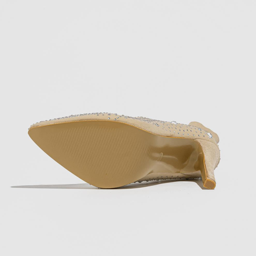 Stiletto Pointed Chic Rhinestone Fashion Nightclub Sexy Elastic Short Boots 11