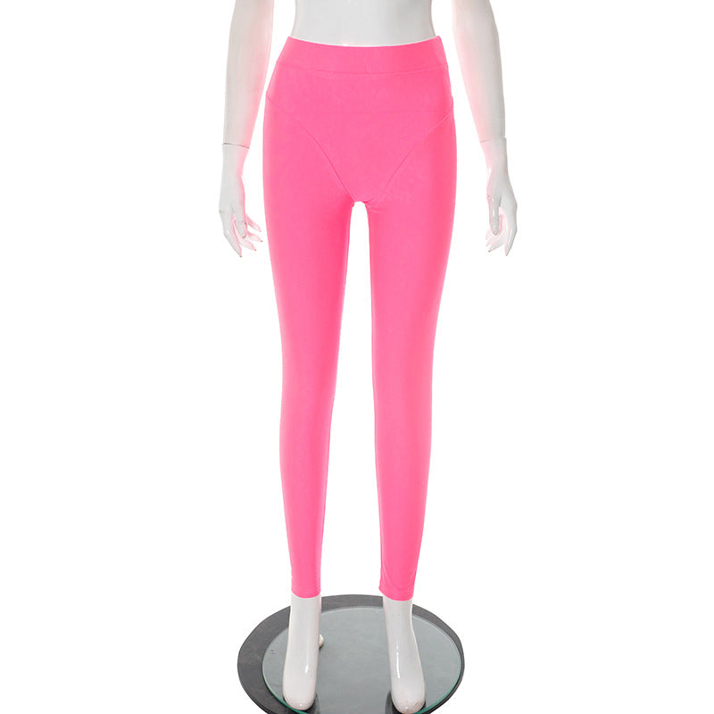 Women Sexy Solid Trousers 11