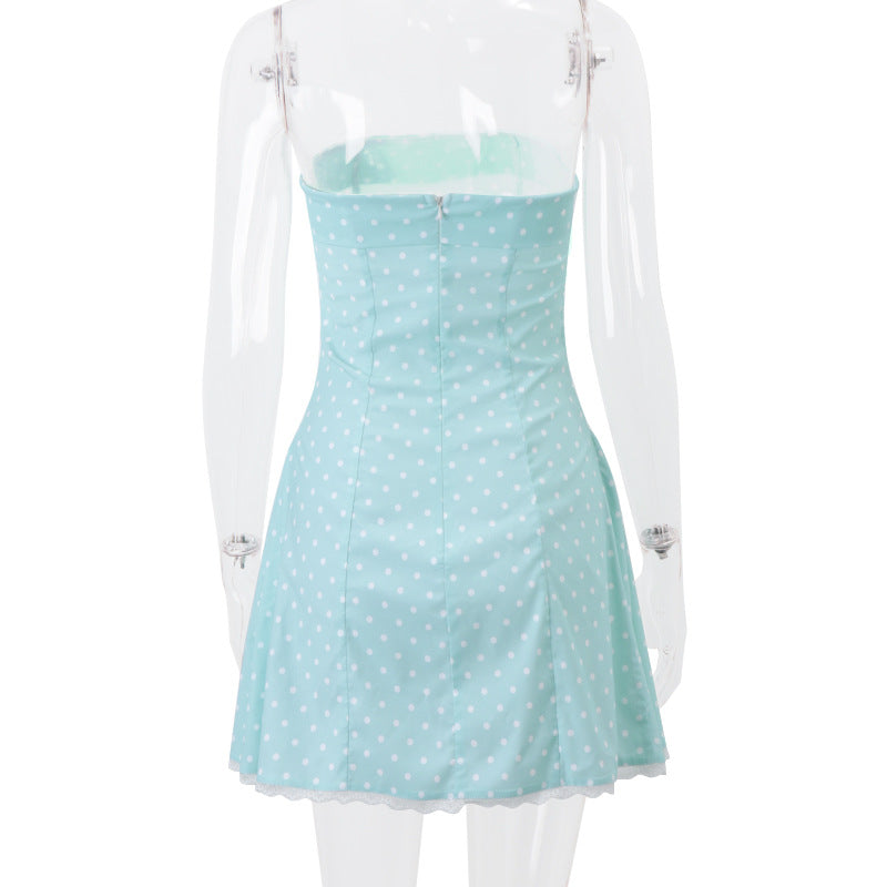 Women Summer Sexy Off Shoulder Strapless Dress 6