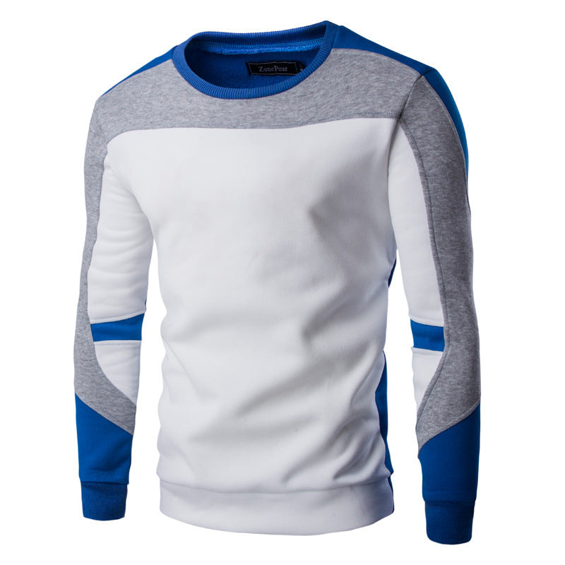 Men Long Sleeve Sports Colorblock Baseball Top 9