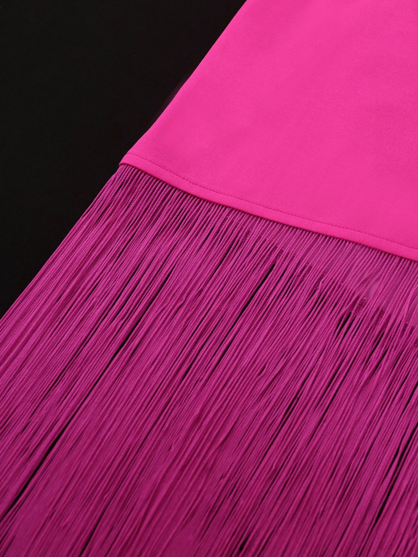 Spring And Summer Tassel Women's Half Sleeve Formal Party Dress 8