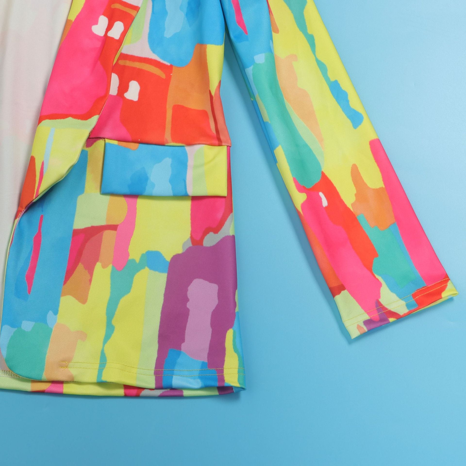 Casual Fashion Multi-Color Print Fashion Blazer Top 47