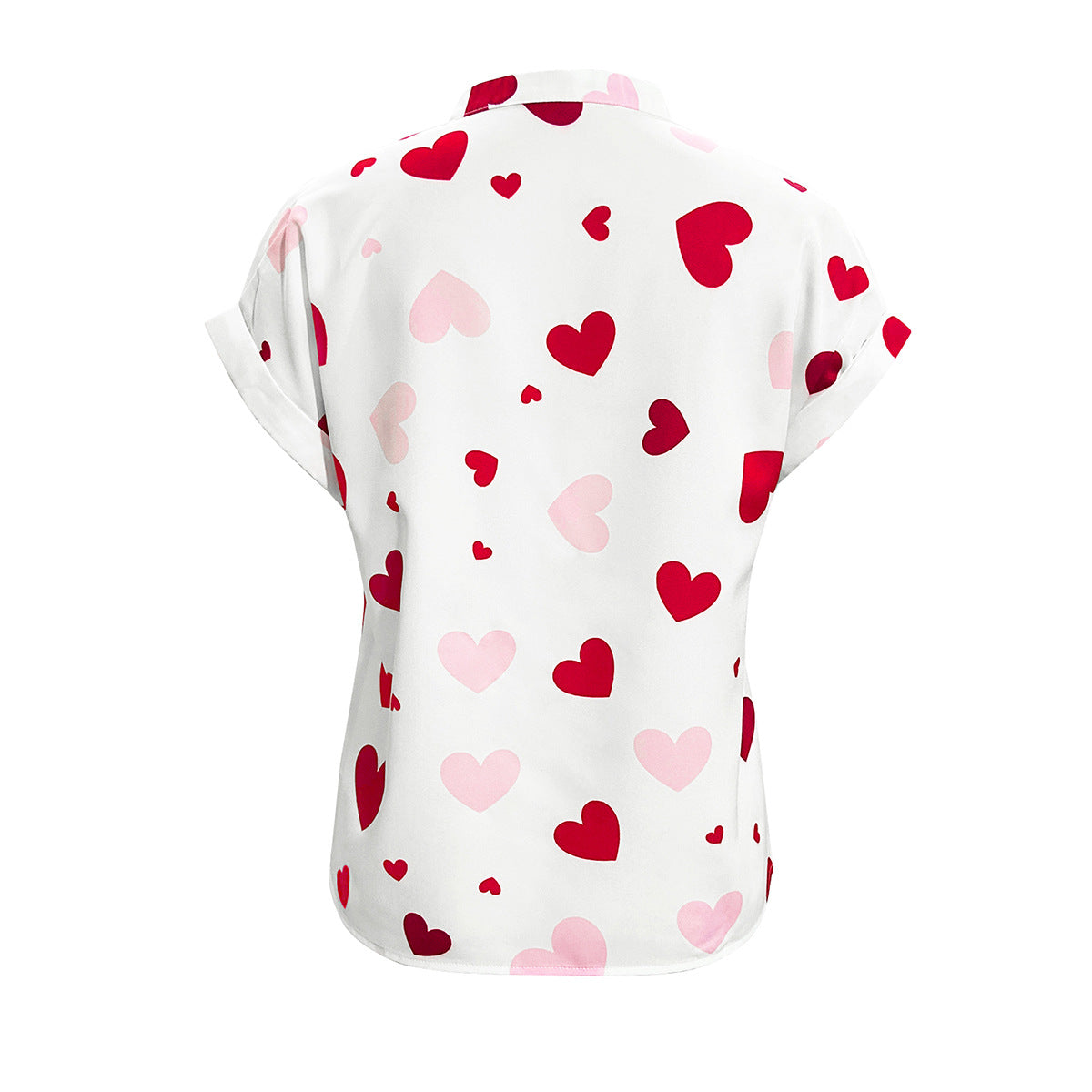 Women Heart Print Shirt 12