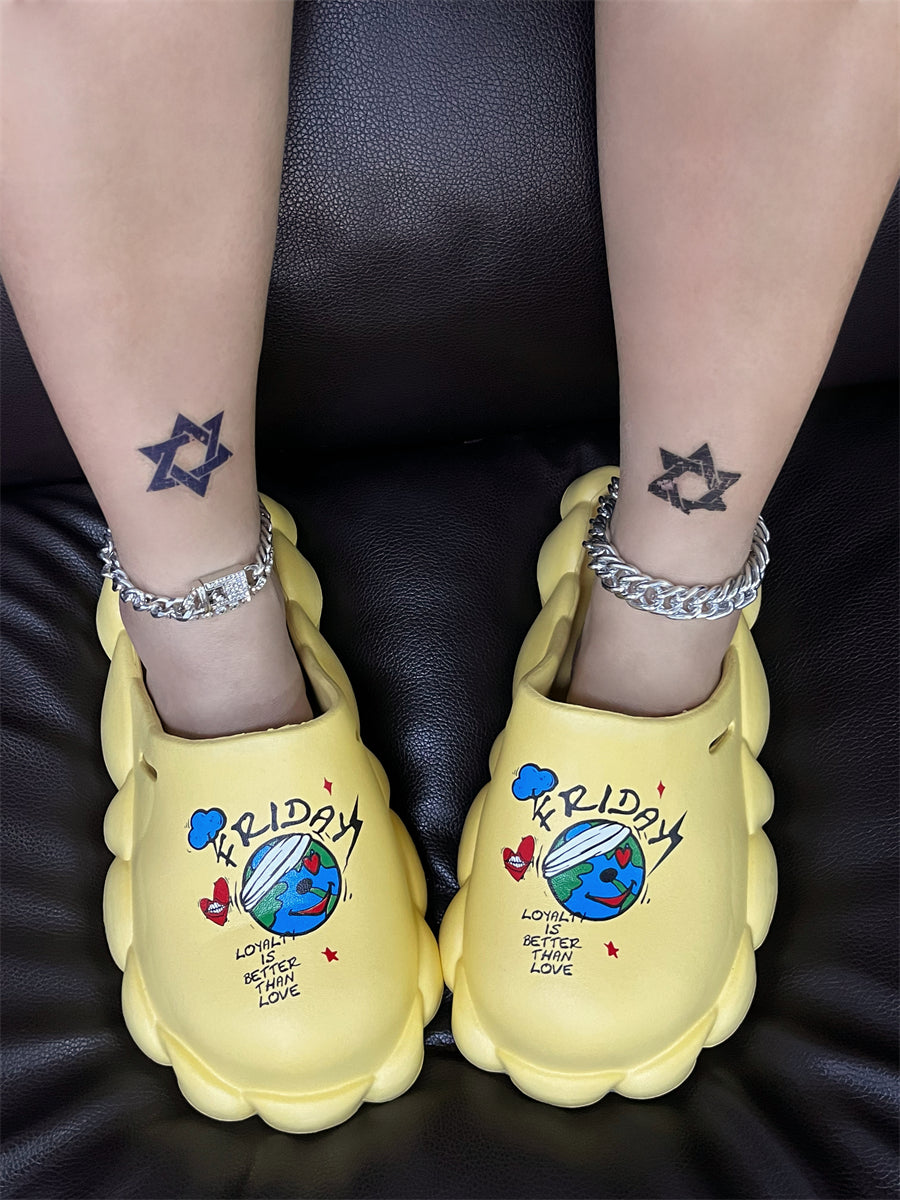 Spring And Summer Women's Shoes Sandals And Slippers Couple Eva Waterproof Women Slippers 96