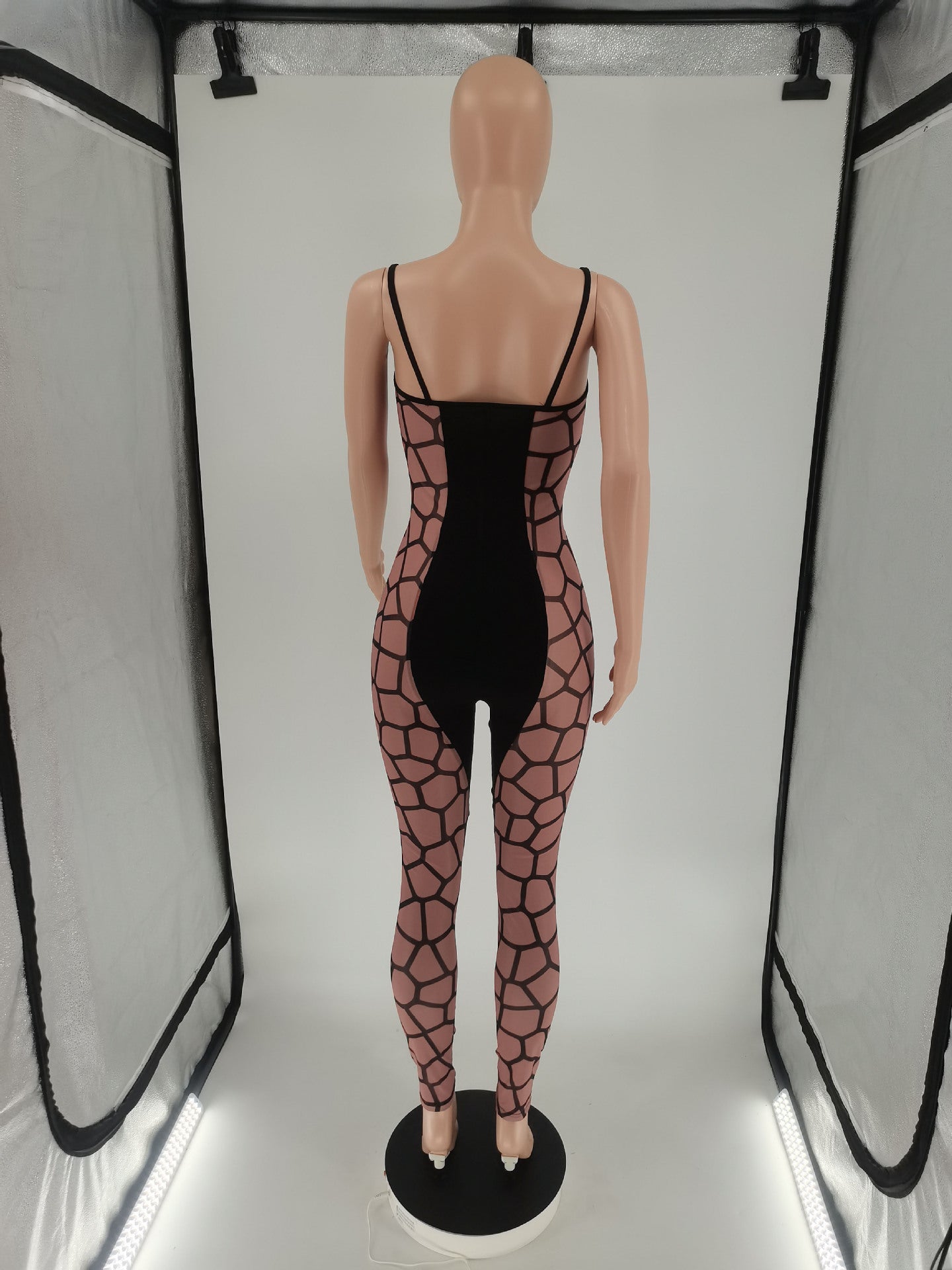 Women Sexy Irregular Mesh Jumpsuit 10
