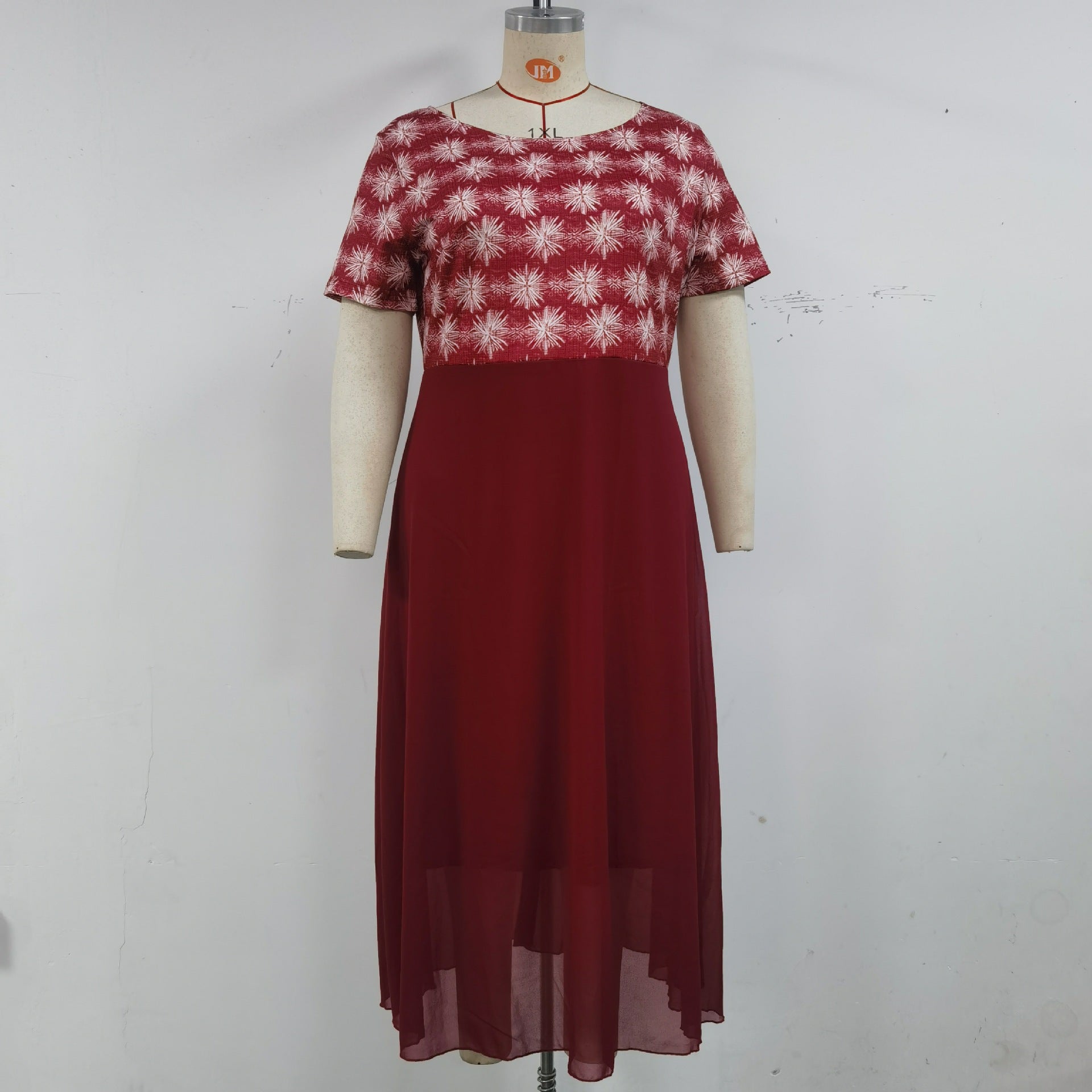 Africa Plus Size Women Top Dress Two-piece Set 7