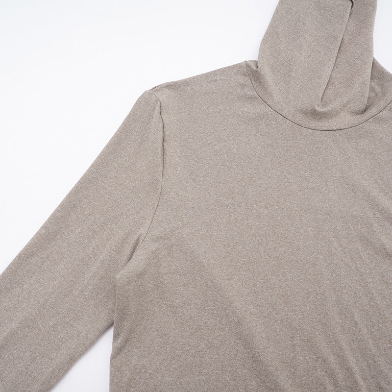 Women Fall/Winter Casual Turtleneck Long-Sleeved Top and Pants Two-Piece Set 31