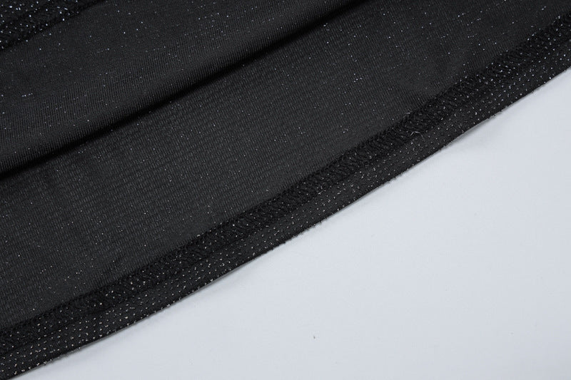 Women Spring Summer Sexy Backless Hollow Round Neck Dress 13