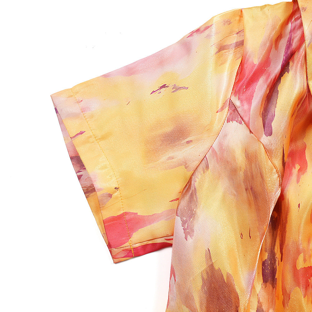 African Sexy Slash Shoulder Women's Plus Size Print Dress 16