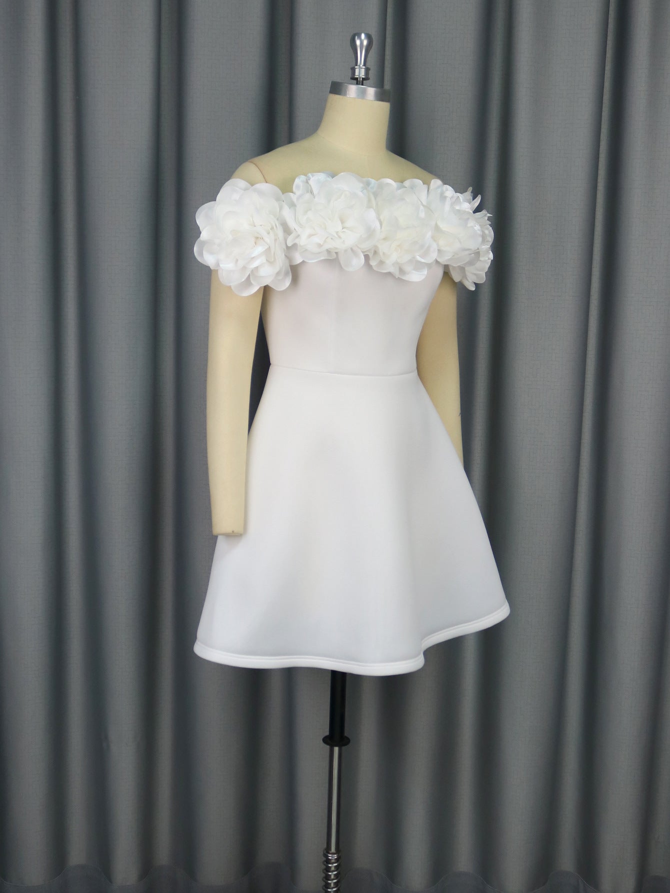 Sweet Off-Shoulder Party Dress Formal A-Line Gown 8