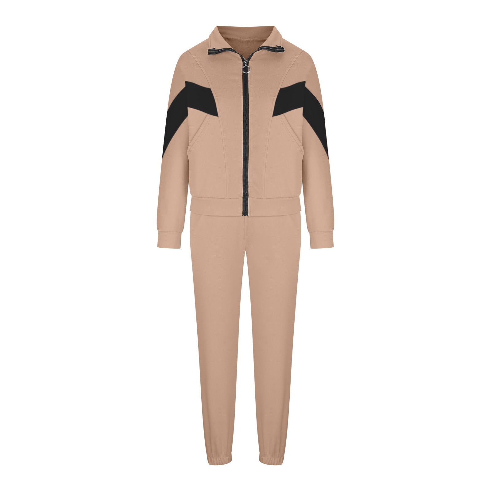 Women long-sleeved Casual Top and Pants sports two-piece suit 11