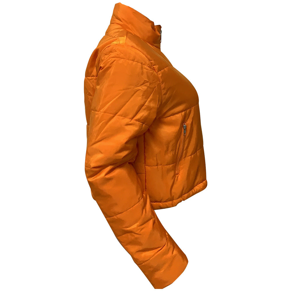 Women Winter Casual Solid Padded Jacket 22