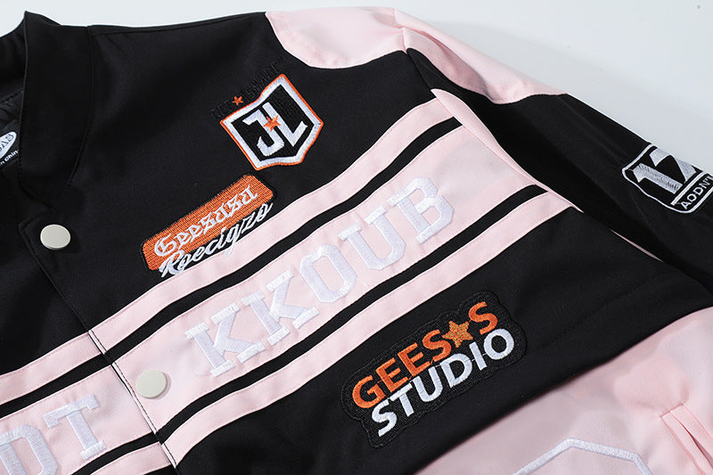 Men's detachable embroidered jacket 47