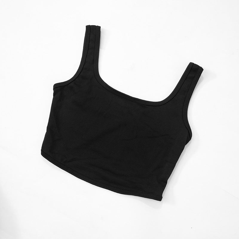 Women Fall and Winter Solid Casual Vest and Long Sleeve Crop Hoodies Two-piece Set 13