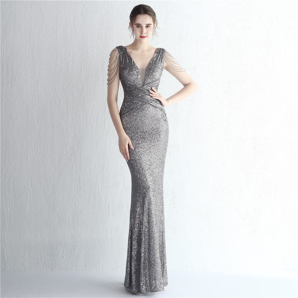 sequins plus Plus Size Formal Party Evening Dress 16