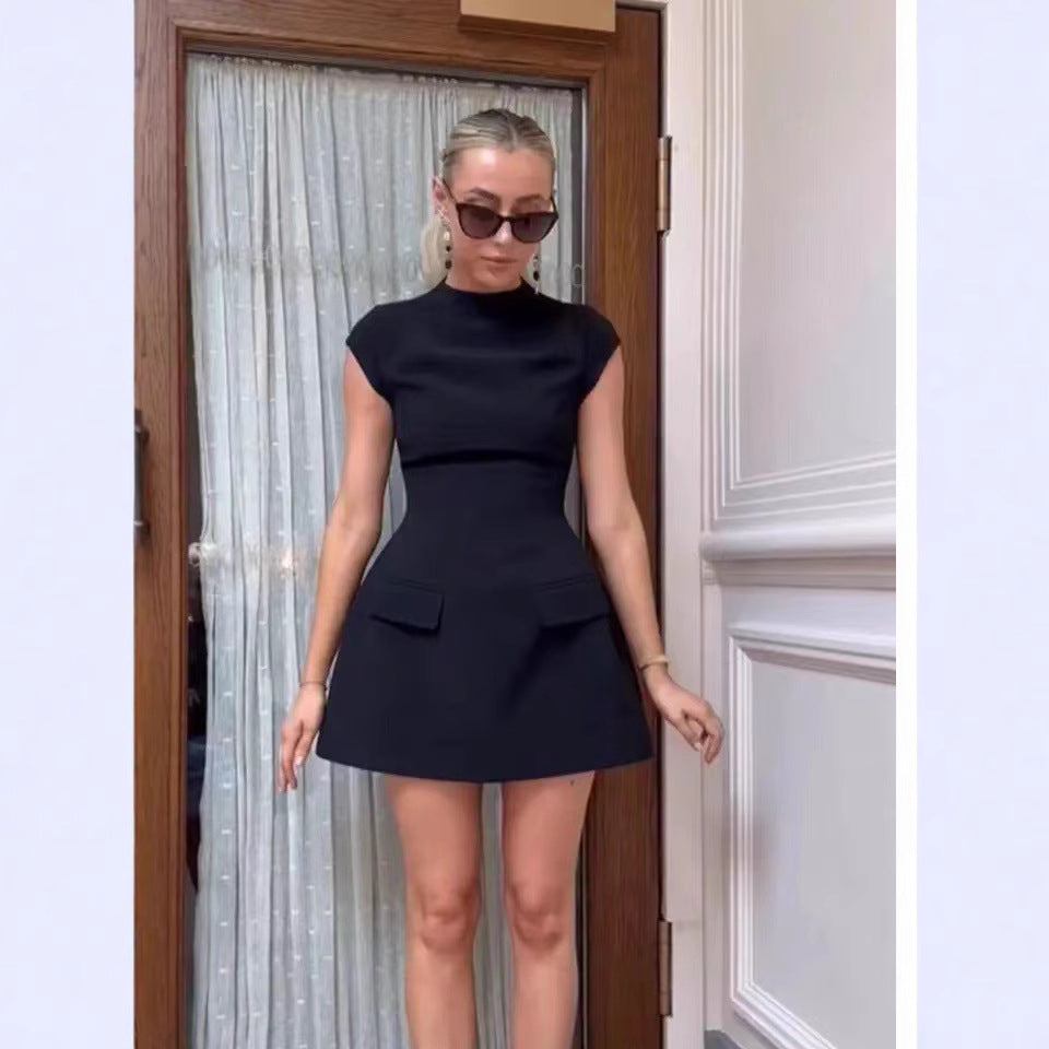 WomenŸ??s Summer Fashion Round Neck Sleeveless A-line Dress