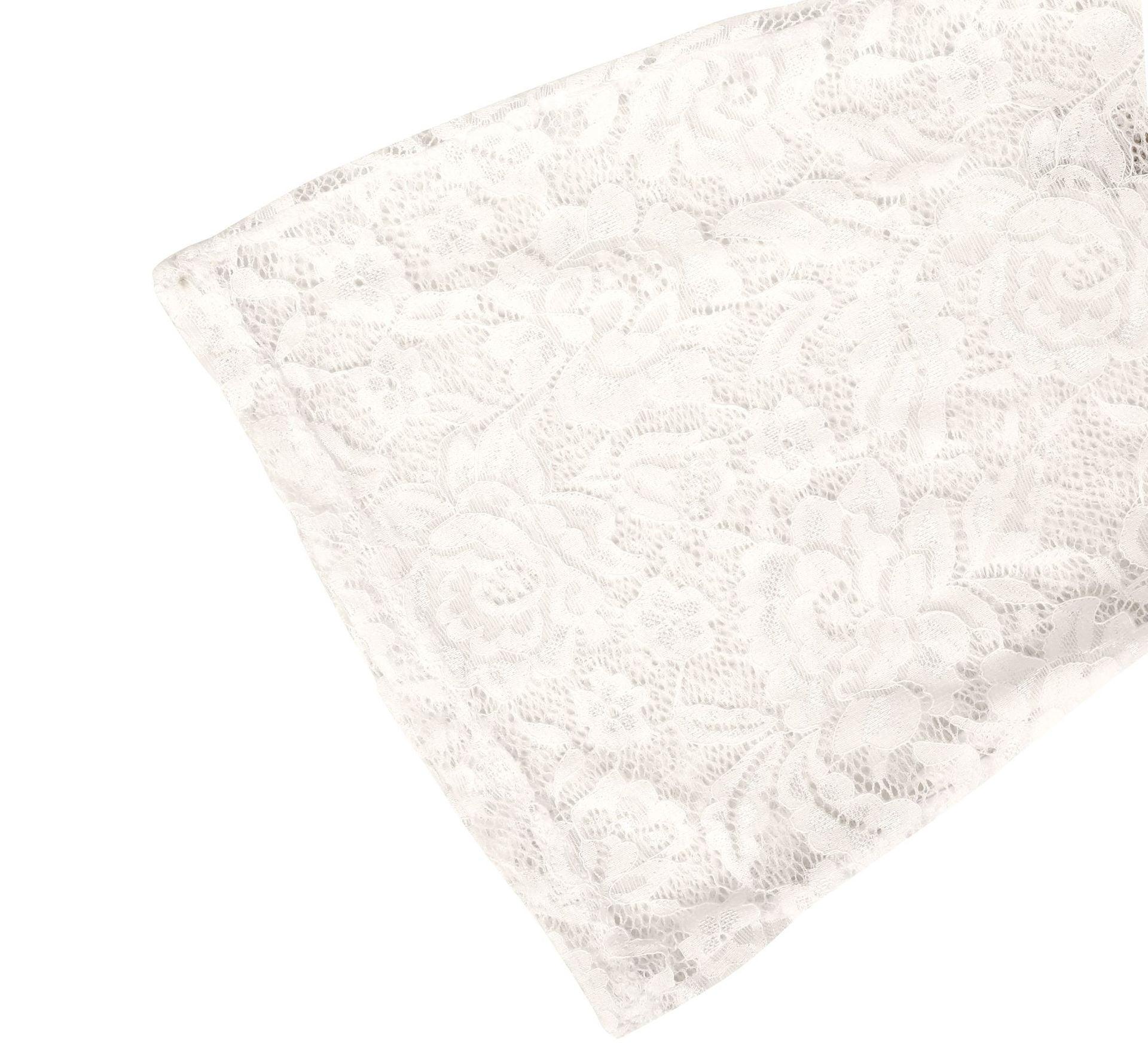 Women Lace Pants Ruffled Sexy See-Through Pants 9