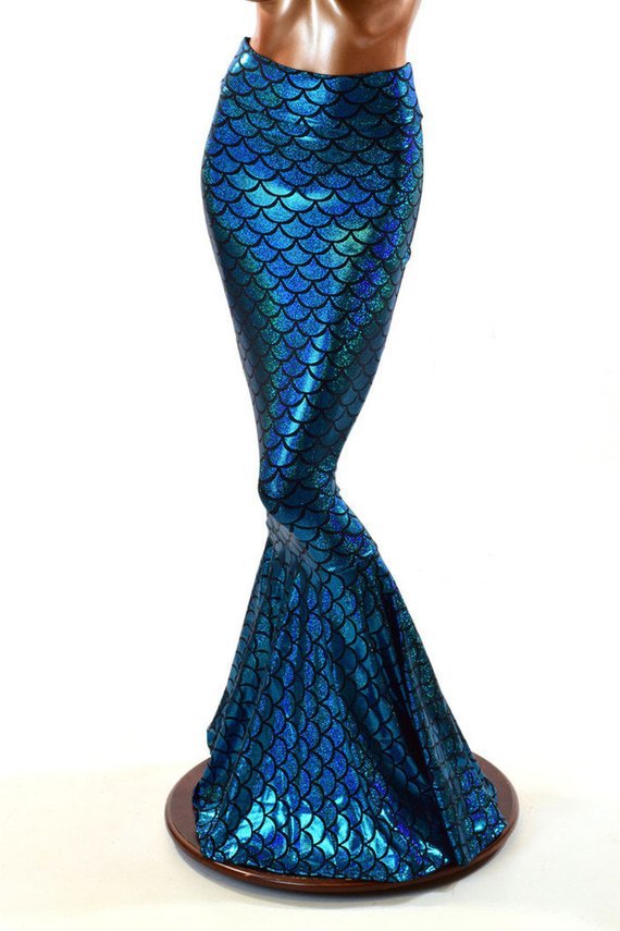 Sexy Mermaid High Waist Fishtail Skirt 27