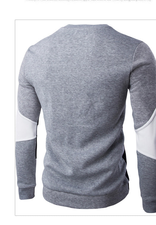Men Long Sleeve Sports Colorblock Baseball Top 13