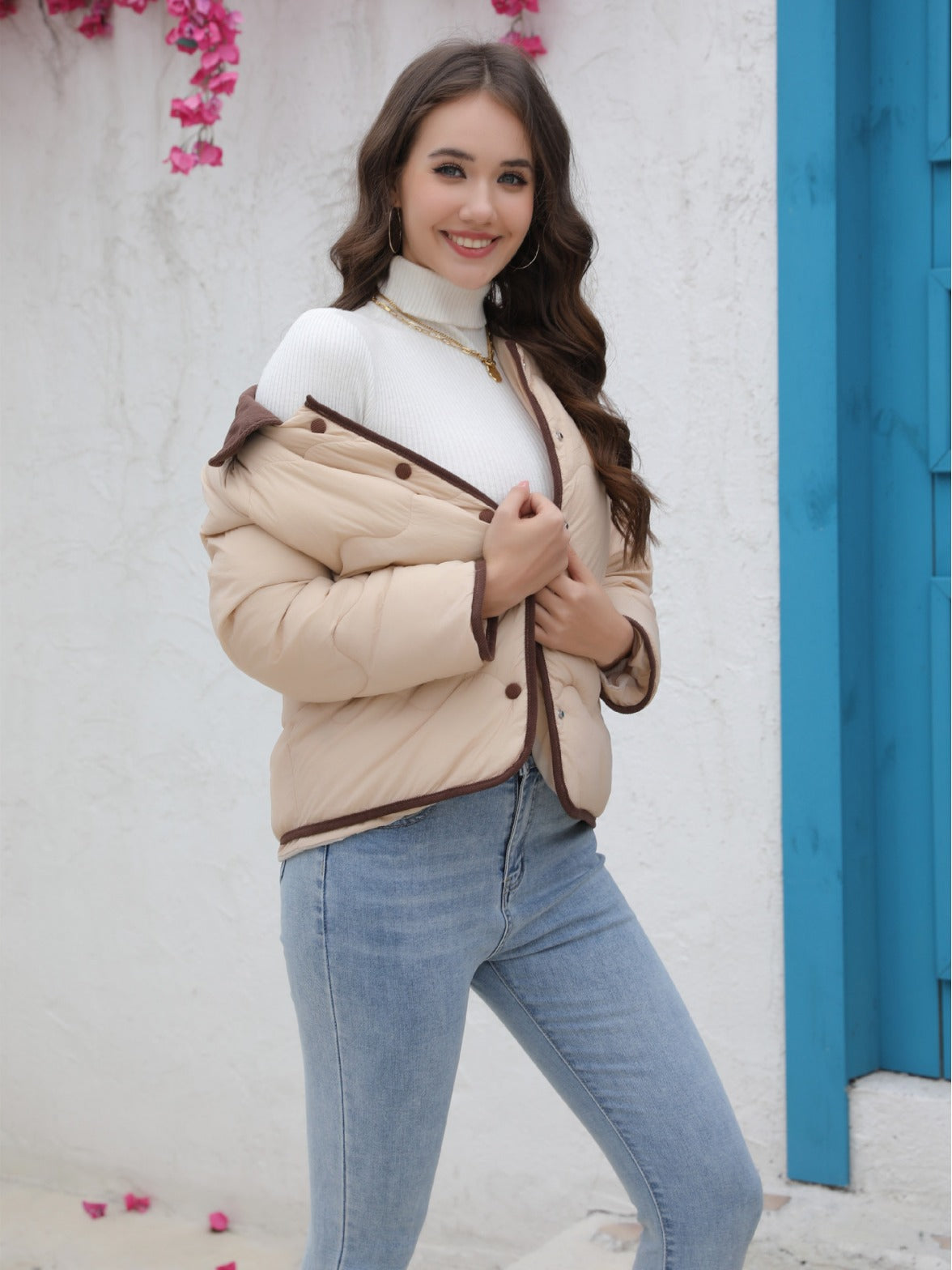 Cotton Padded Coat Spring And Autumn Fashion Women's Jacket 8