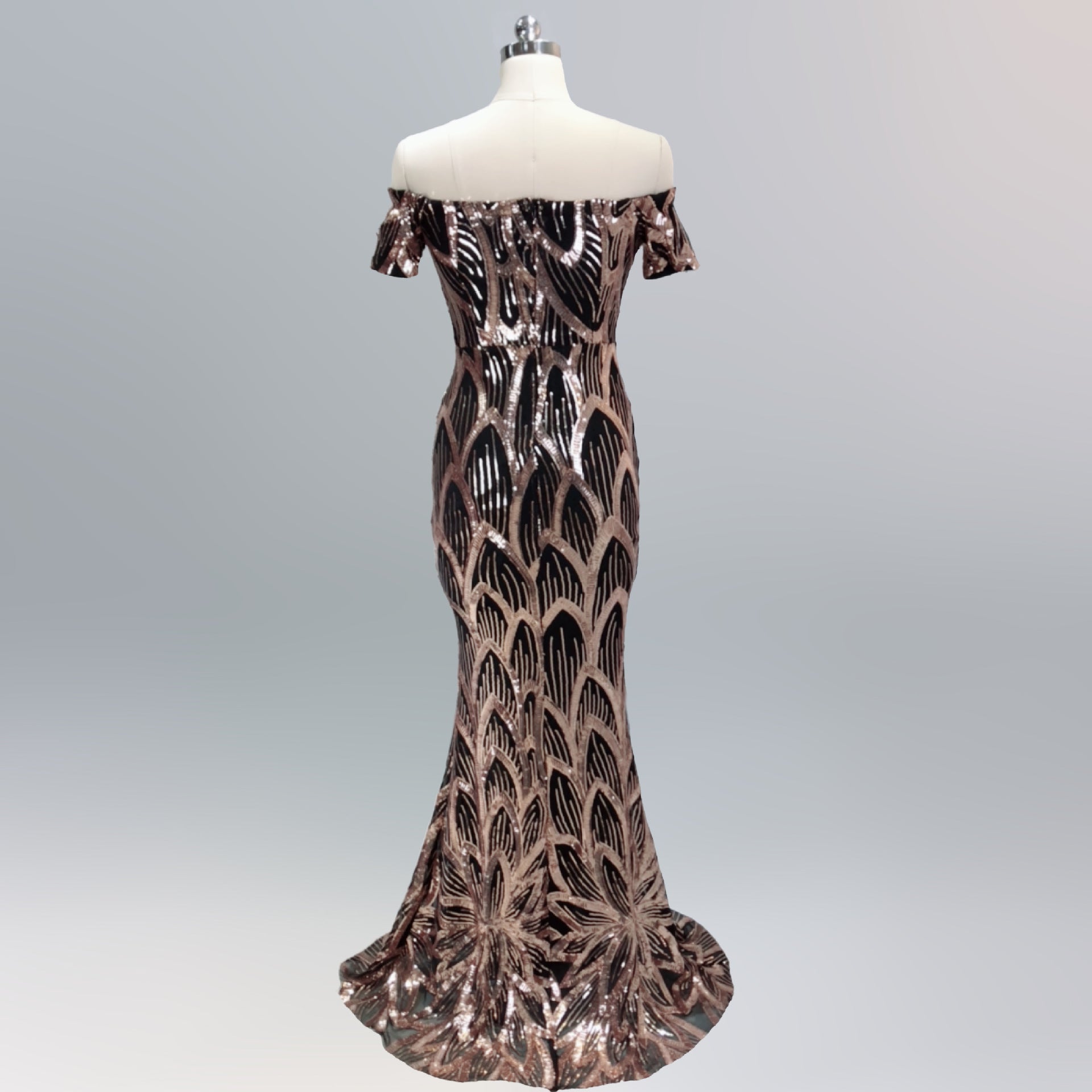 Sequins Sweetheart Mermaid Evening Dress 5