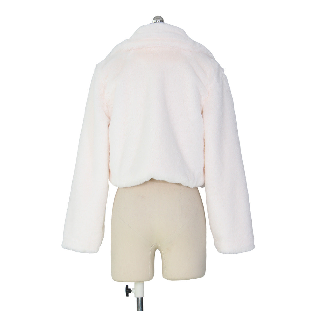 Women Loose Long Sleeve Fake Fur Jacket 25