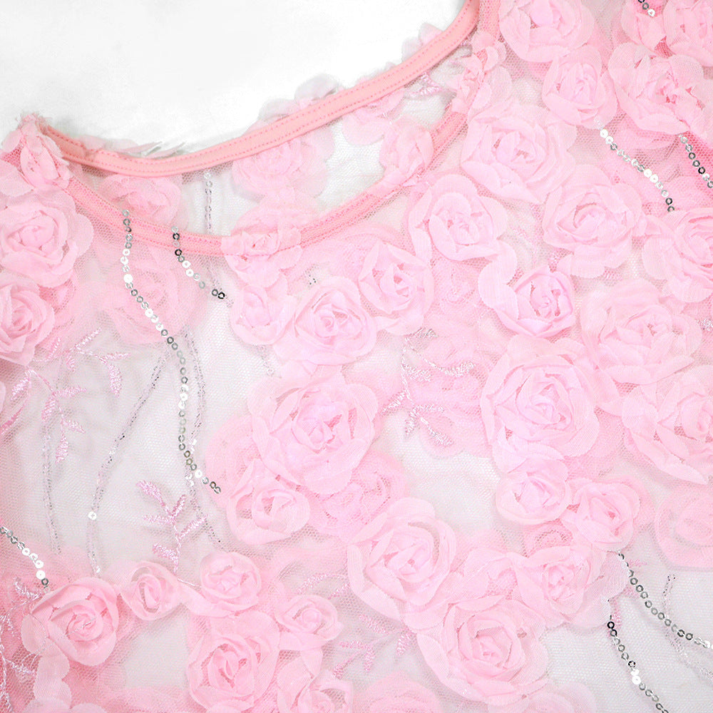 Women round neck long sleeve top and sexy shorts two-piece set 17