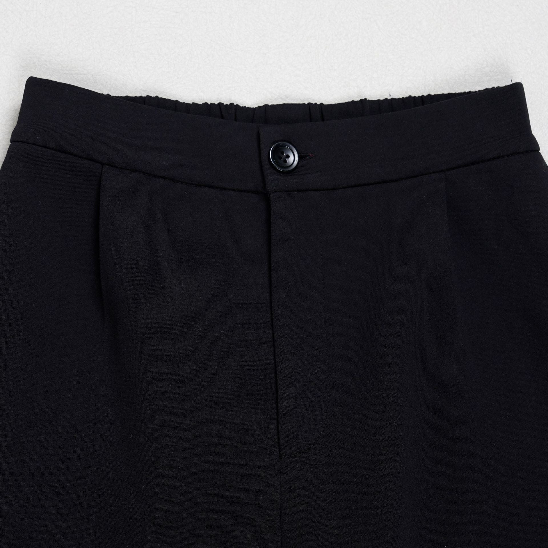 Women's Elegant Career Color-Blocking Turndown Collar Casual Suit Two-Piece Set 19