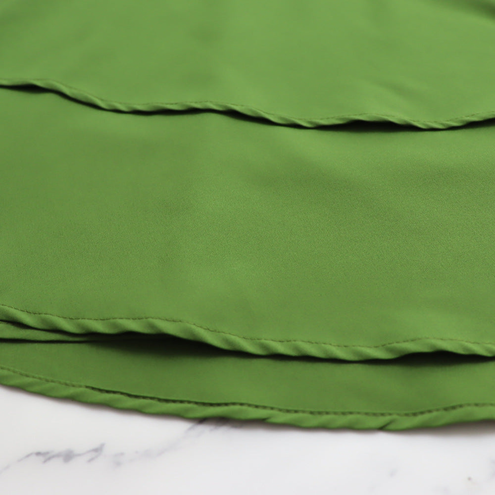 Square Neck Chic Ladiessummer High Waist Women's Mini Dress 18