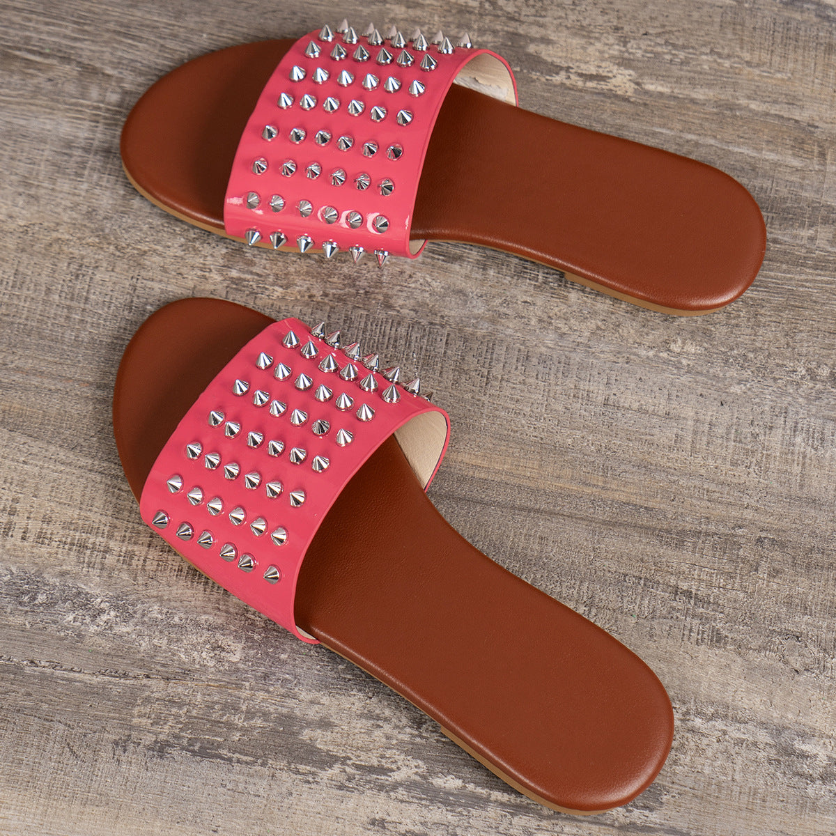 Beach Shoes Summer Slippers Plus Size Women Flat Sandals 4