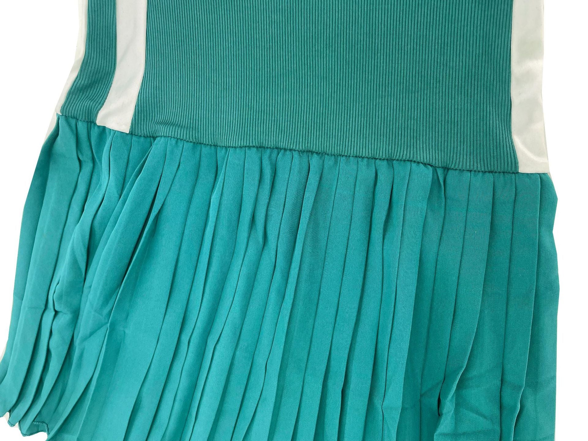 Women Summer Ribbed Casual Sleeveless Pleated Dress 11