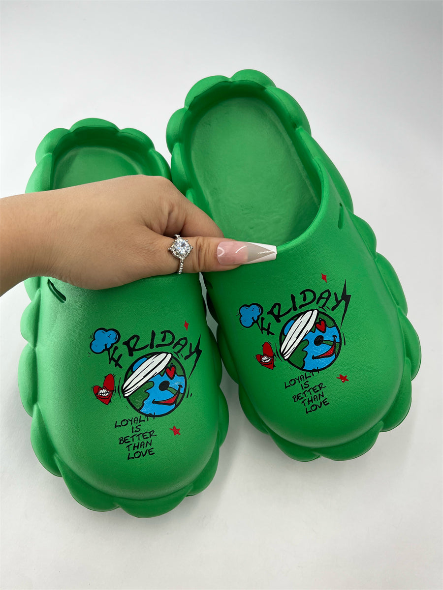 Spring And Summer Women's Shoes Sandals And Slippers Couple Eva Waterproof Women Slippers 120