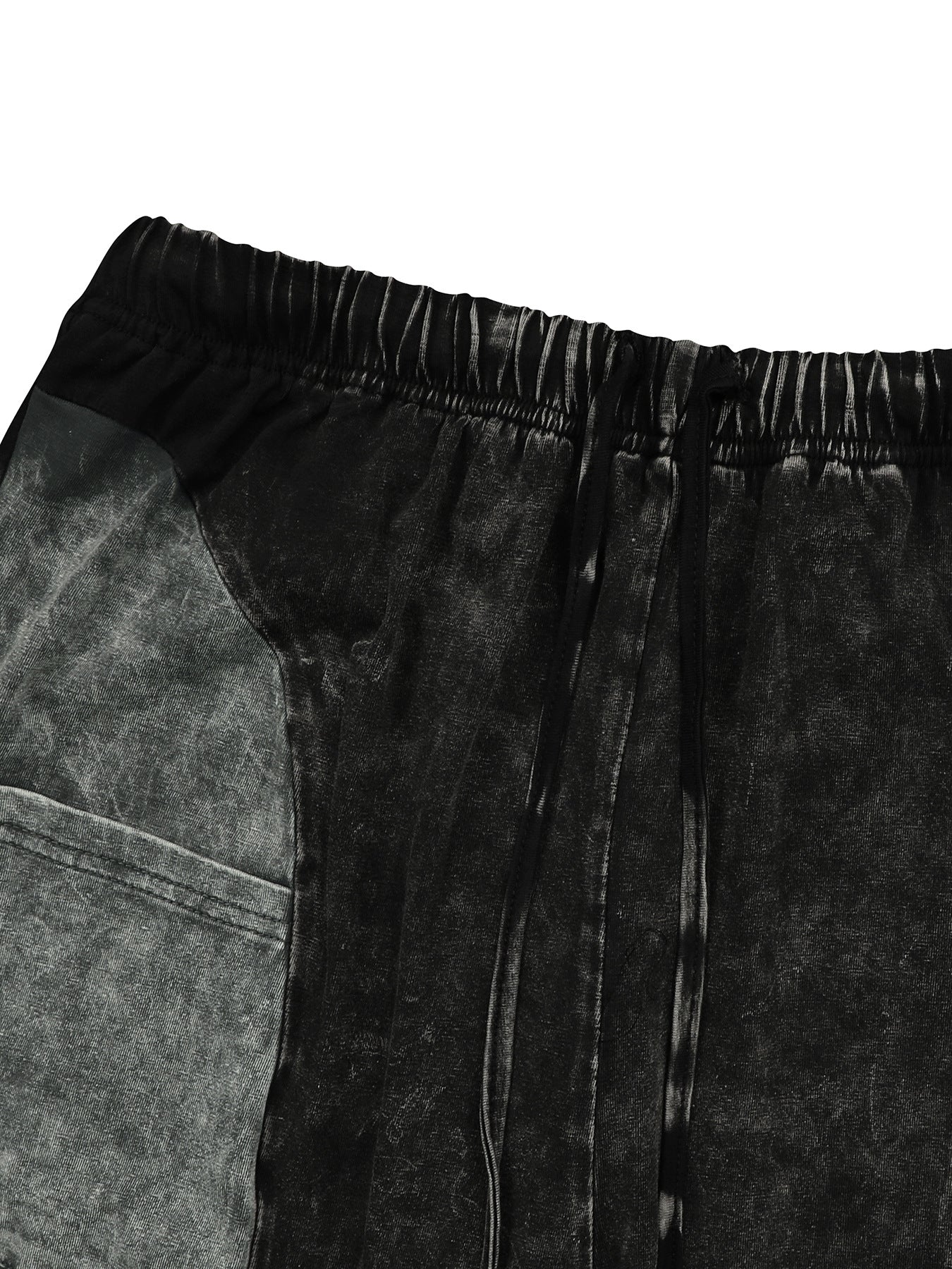 Women's Contrast Color Slim Stretch Top and Washed Long Pants Two-Piece Set 13