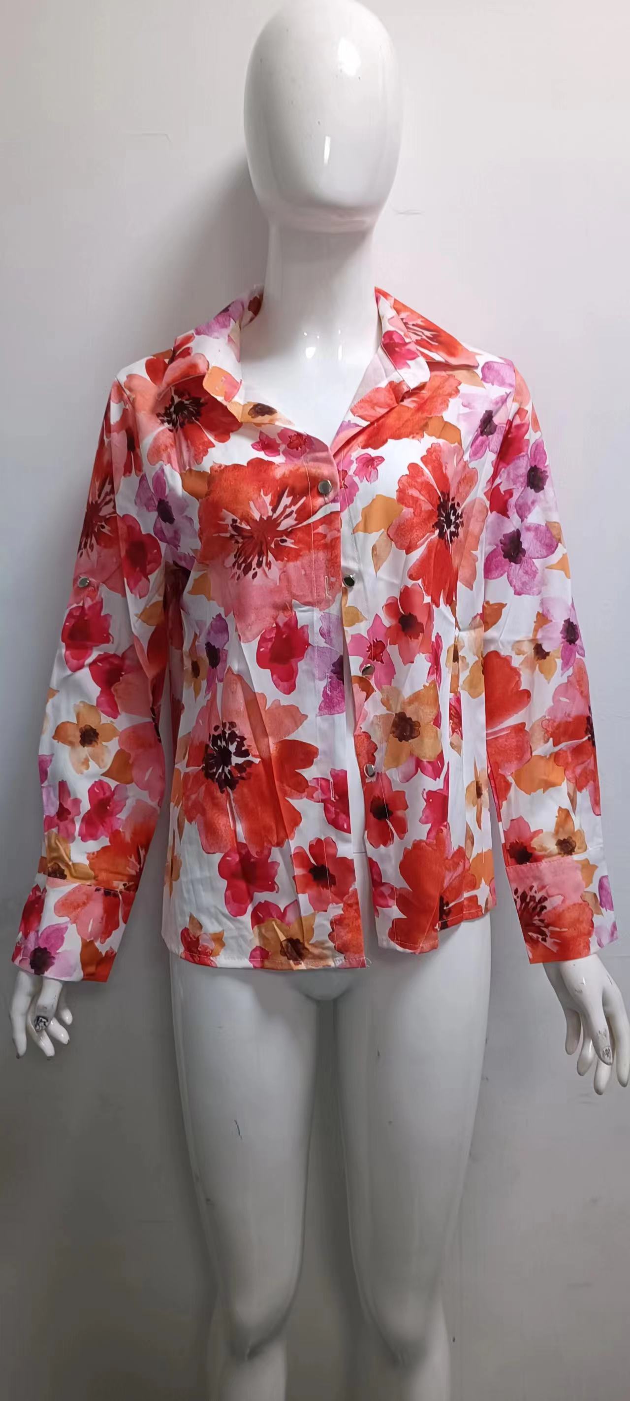 Women'S Tops Long Sleeve Printed Shirt 21