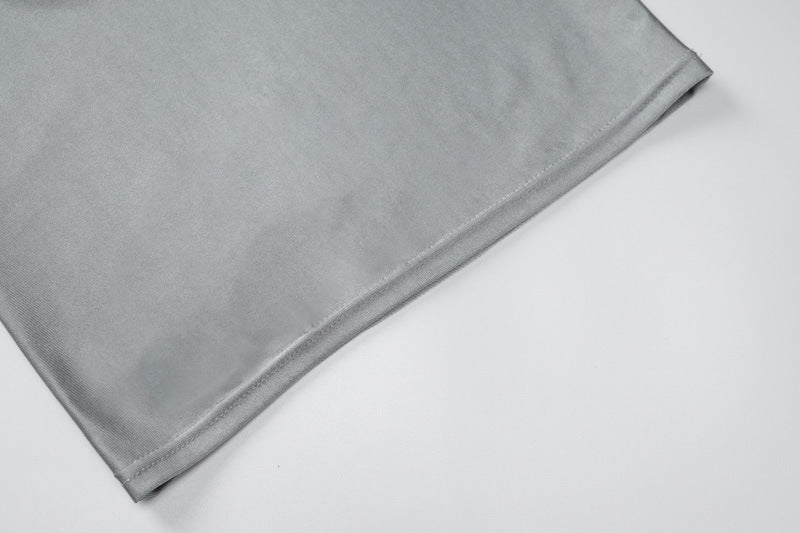 Summer Fashion Chic Sexy V-Neck Halter Neck Low Back Slim Sleeveless Dress 15